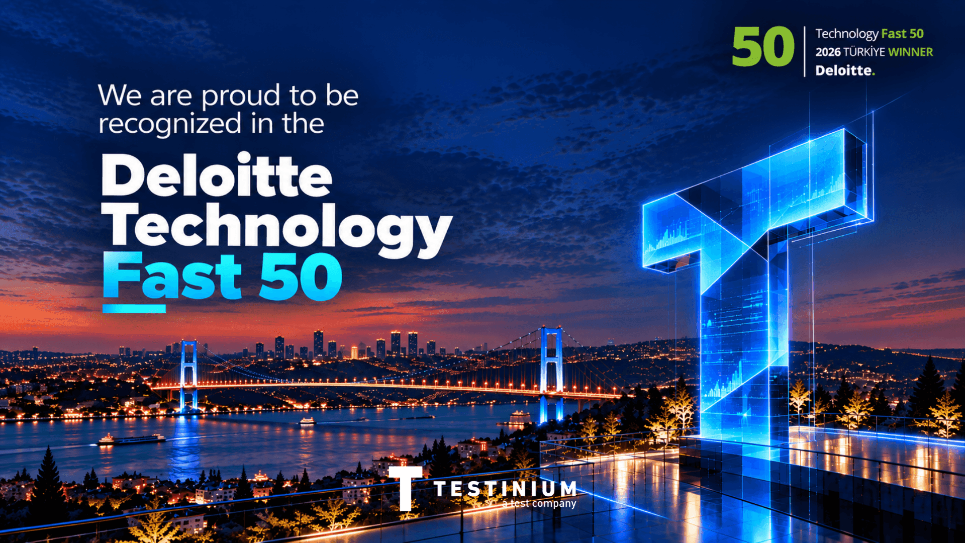 Testinium Recognized in the Deloitte Technology Fast 50 Türkiye for the Sixth Time