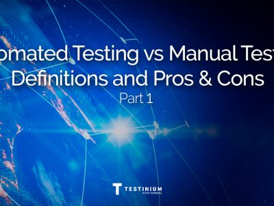 automated and manual testing